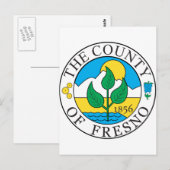 Dierenzegel van Fresno Briefkaart (Voorkant / Achterkant)