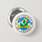 Dierenzegel van Fresno Ronde Button 5,7 Cm (Voorkant /achterkant)