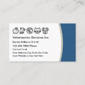 Dierenziekenhuis afspraak Visitekaartjes (Voorkant)