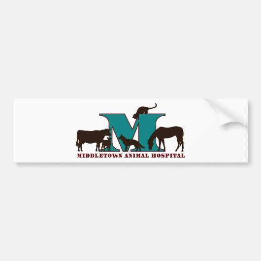 Dierenziekenhuis Middletown Bumpersticker (Voorkant)