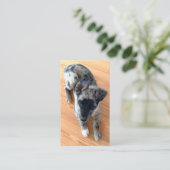 Dierenzorg Voeg uw verticale foto toe aan de maats Visitekaartje (Staand voorkant)