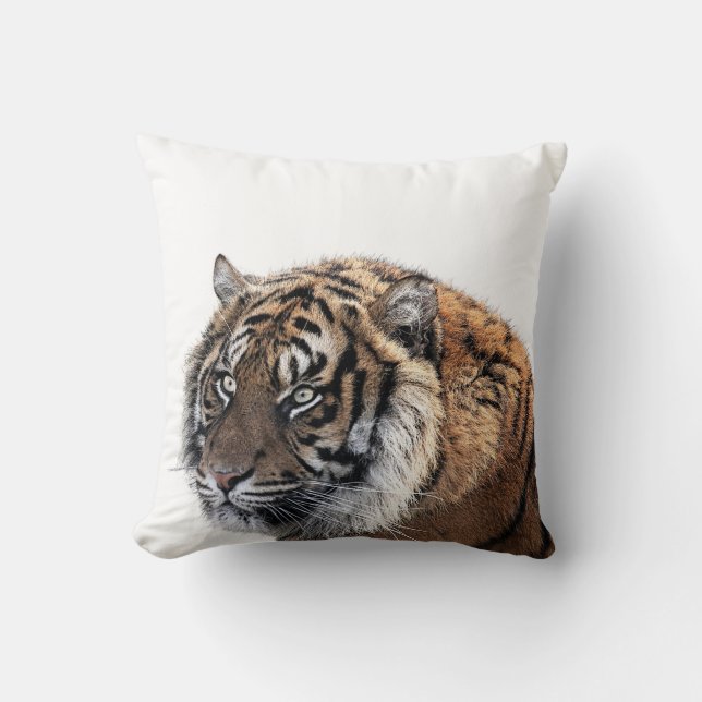 Dierfoto van het tijgerwild afrikaanse oerwoud kussen (Voorkant)