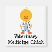 Diergeneeskunde Chick Magnet (Voorkant)