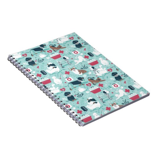 Diergeneeskunde, honden en katten vrienden notitieboek (Rechterzijde)