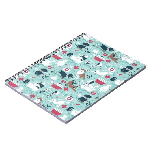 Diergeneeskunde, honden en katten vrienden notitieboek (Linkerzijde)