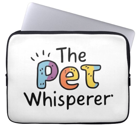 Diergeneeskunde in de maak laptop sleeve (Voorkant)