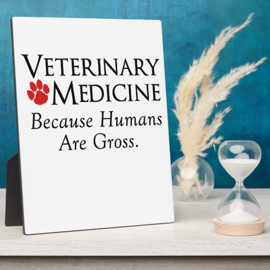 Diergeneeskunde . . . Omdat mensen grof zijn Fotoplaat (Zijkant)