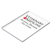 Diergeneeskunde . . . Omdat mensen grof zijn Notitieboek (Linkerzijde)