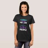 Diergeneeskunde Vet Tech Technicus Veterinari T-shirt (Voorkant volledig)