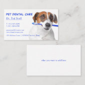 Diergeneeskunde voor tandheelkunde visitekaartje (Voorkant / Achterkant)