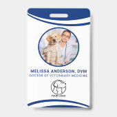 Diergeneeskundige Business Foto ID Badge (Front)