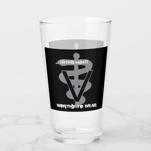 Diergeneeskundige Gecertificeerde badpas - Draag Glas (Achterkant)