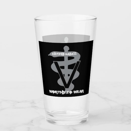 Diergeneeskundige Gecertificeerde badpas - Draag Glas (Voorkant)