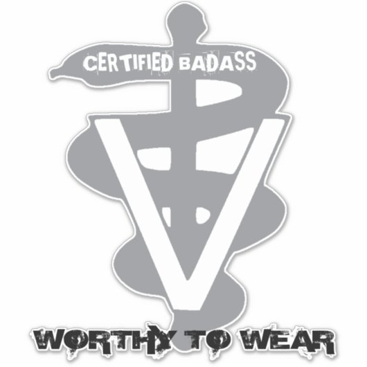 Diergeneeskundige Gecertificeerde badpas - Draag Sticker (Voorkant)