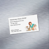 Diergeneeskundige Visitekaartje magneten (Voorbeeld)