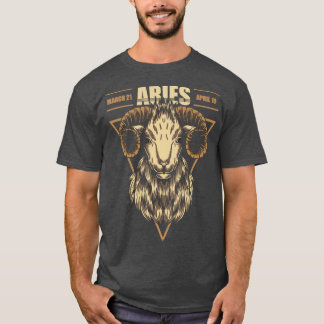 Dierhoroscoop teken Ram Astrologie Tarot T-shirt