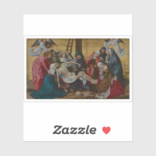 Dieric Bouts - De afzetting Sticker (Vel)