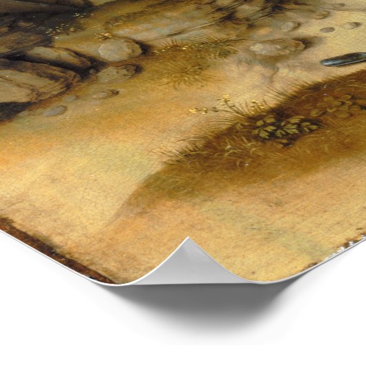 Dierick Bouts the Elder Moses and the Burning Stru Poster (Hoek)