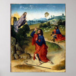 Dierick Bouts the Elder Moses and the Burning Stru Poster