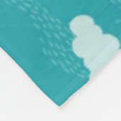 dierkaart van de wereld voor kinderen fleece deken (Hoek)