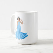 Dierkanker Godin met Rode Krab Koffiemok (Voorkant links)