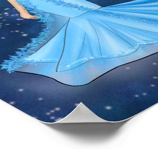 Dierkanker Godin Mode Illustratie Poster (Hoek)