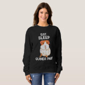 Dierkleding Eat Sleep Guinee Varkens Trui (Voorkant volledig)