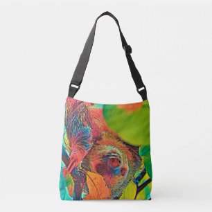 DierKleur_Luiaard_001 Crossbody Tas