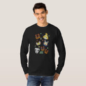 Dierkruising Groep Big Face Poster T-shirt (Voorkant volledig)