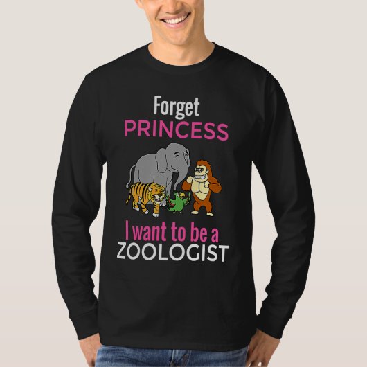 Dierkundige Dierentuinmedewerker T-shirt (Voorkant)