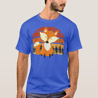 Dierkundigen Vijanden VulpineRetro Vintage Fennec  T-shirt
