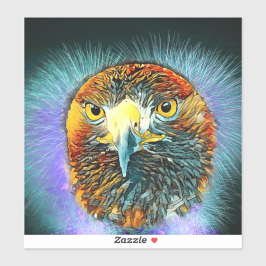 DierKunst_Vogel_005 Sticker (Vel)