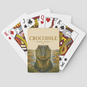 Dierleven in de Crocodillenrivierdelta Pokerkaarten