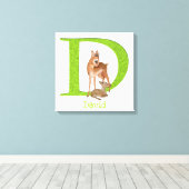 Dierlijk ABC D is bestemd voor het drukken van dik Canvas Afdruk (Insitu (Houten vloer))