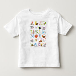 Dierlijk ABC-kinderT-shirt Kinder Shirts
