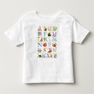 Dierlijk ABC-kinderT-shirt Kinder Shirts