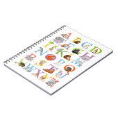 Dierlijk ABC-notitieboek (blauwe versie) Notitieboek (Linkerzijde)