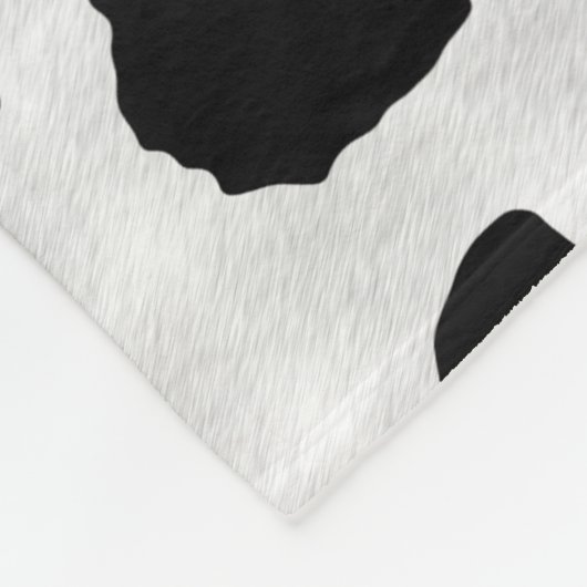 Dierlijk afdrukmedium fleece deken (Hoek)