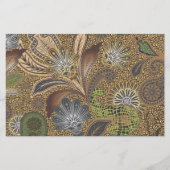 Dierlijk afdrukpatroon briefpapier (Voorkant)