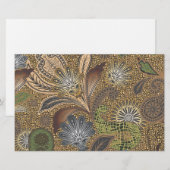 Dierlijk afdrukpatroon briefpapier (Voorkant / Achterkant)