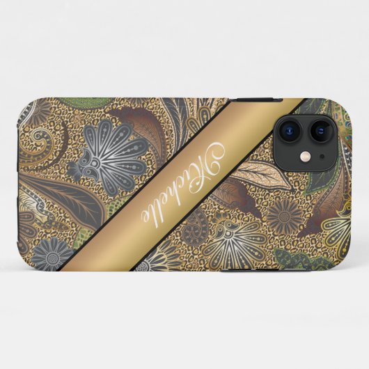 Dierlijk afdrukpatroon Case-Mate iPhone case (Achterkant (horizontaal))