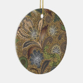 Dierlijk afdrukpatroon keramisch ornament (Rechts)