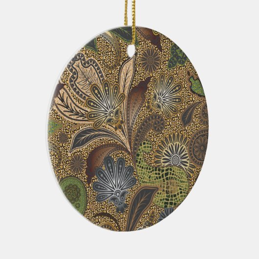 Dierlijk afdrukpatroon keramisch ornament (Rechts)