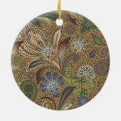 Dierlijk afdrukpatroon keramisch ornament (Achterkant)