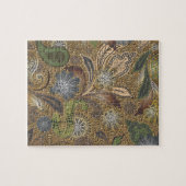 Dierlijk afdrukpatroon legpuzzel (Horizontaal)