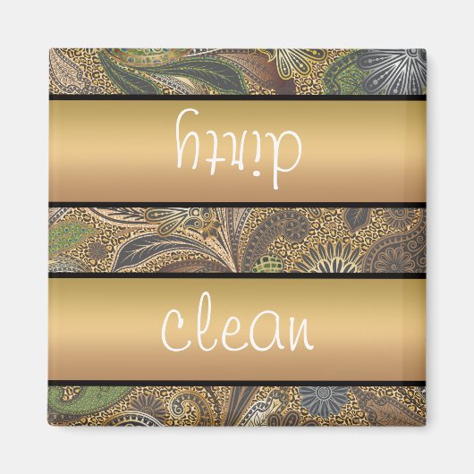 Dierlijk afdrukpatroon magneet (Voorkant)