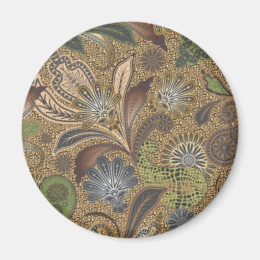 Dierlijk afdrukpatroon magneet (Voorkant)