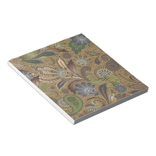 Dierlijk afdrukpatroon notitieblok (Schuin)