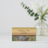 Dierlijk afdrukpatroon visitekaartje (Staand voorkant)