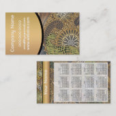 Dierlijk afdrukpatroon visitekaartje (Voorkant / Achterkant)